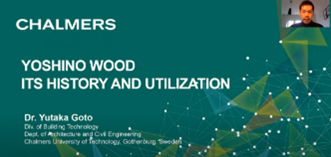 YOSHINO WOOD ITS HISTORY AND UTILIZATION