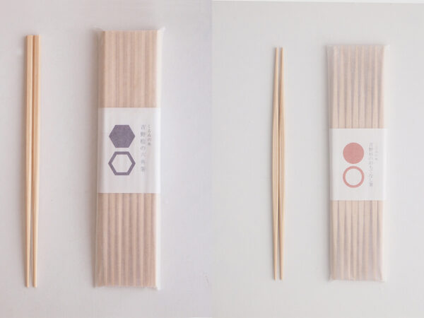 奈良の木 プロダクト 吉野桧の六角箸・吉野杉のおもてなし箸