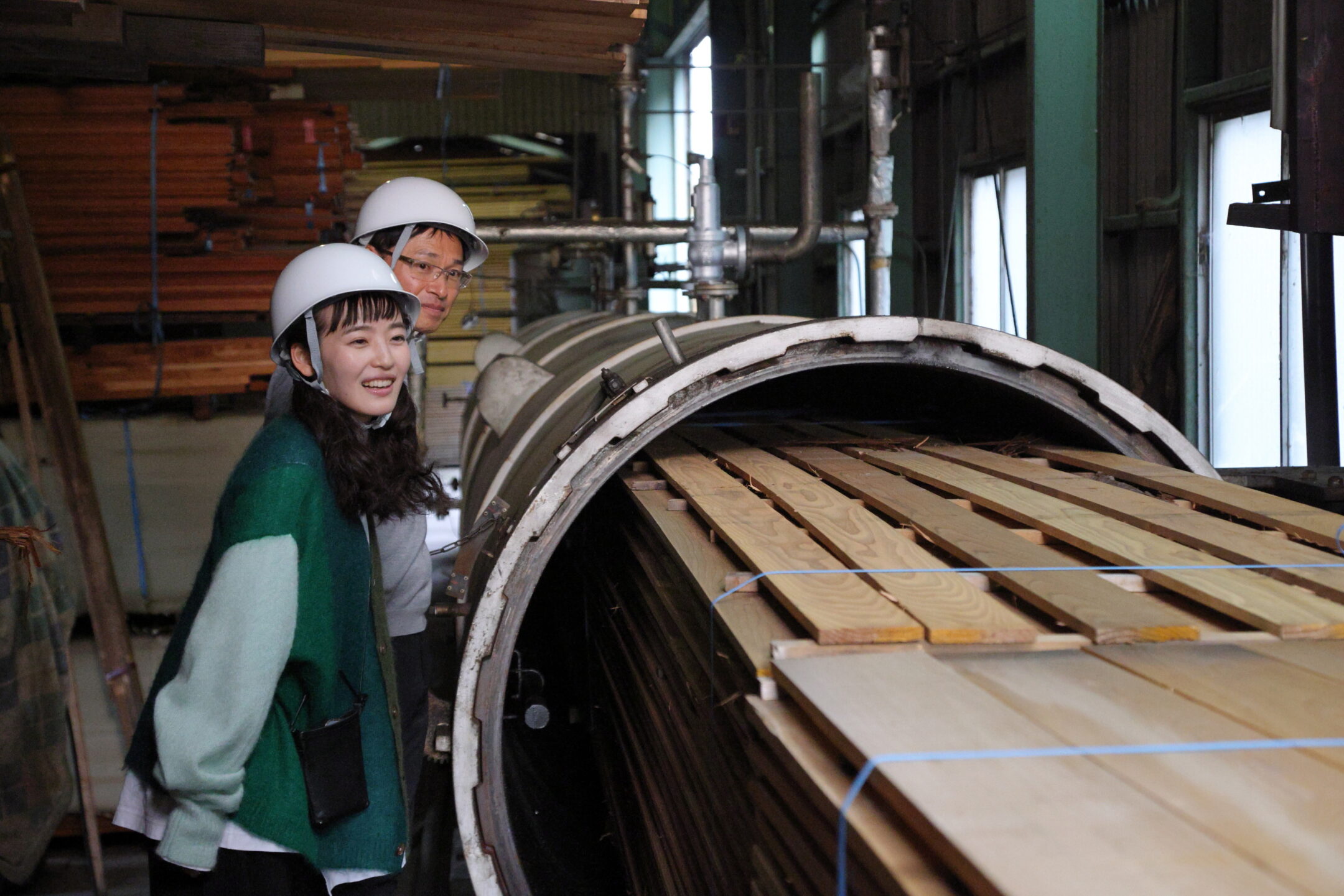 “サウナの女王”清水みさとが、再び故郷・奈良へ！サウナに使われる木材ができるまでを徹底リポート！